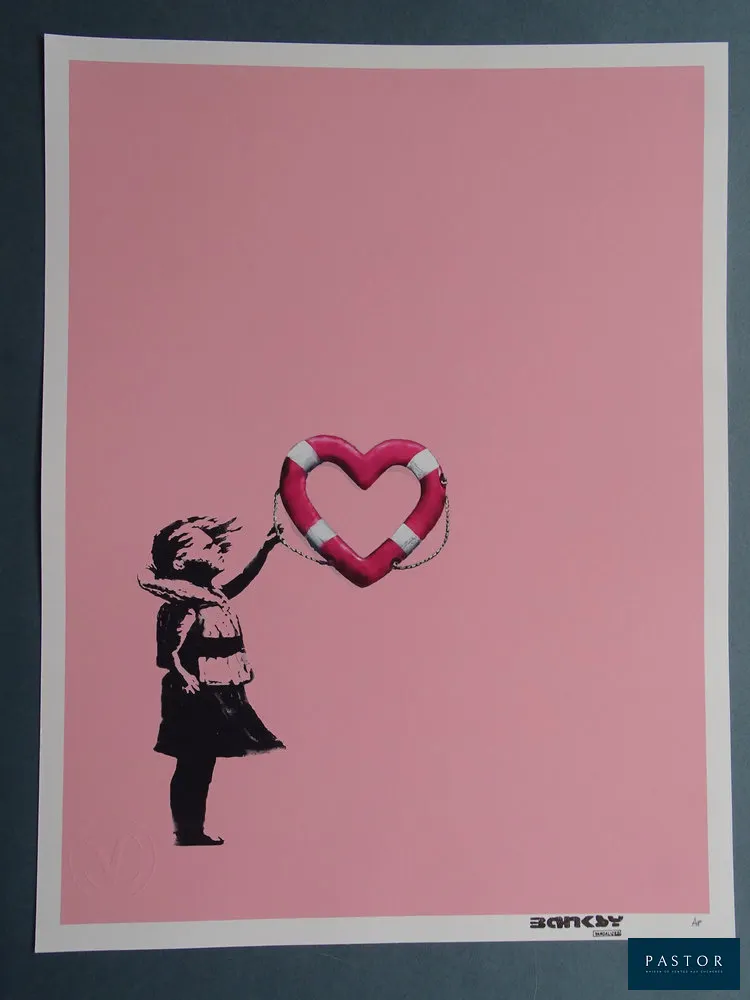 Banksy x Vandale Post-Moderne
Girl With Heart Shaped Float (Pink), 2021

Impression sur papier d'art Hahnemühle de qualité musée - 308 g/m²
Édition limitée à 85 exemplaires
Dimensions : 33 x 43 cm / 13 x 17 pouces

Certificat d'authenticité par Post Modern Vandal


Expédition obligatoire, jusqu'à 5 Lithographies dans votre colis pour 14,76€ TTC en France Métropolitaine, et 29,64€ TTC pour l'Europe