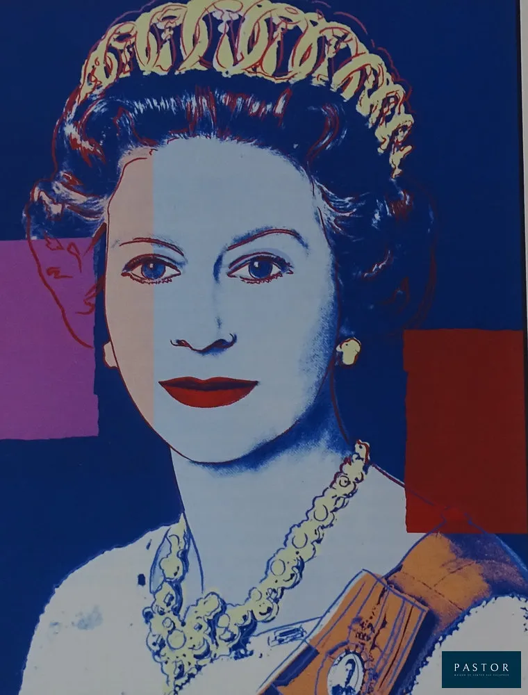 Andy Warhol (d'après) 
Reine Elizabeth, 1987 

Sérigraphie en couleurs porte un tampon au dos Art 18 Bâle 1987 - ART BASEL Édition limitée à 1000 exemplaires Bon état, légères marques de pliure dues à une manipulation délicate. Dimensions avec passe-partout : 40 x 40 cm, image 20 x 20 cm


Expédition obligatoire, jusqu'à 5 Lithographies dans votre colis pour 14,76€ TTC en France Métropolitaine, et 29,64€ TTC pour l'Europe