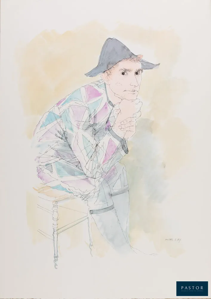 Michel CIRY (1919-2018)
Arlequin

Lithographie originale en couleurs
Signée dans la planche
Sur Vélin BFK Rives 44 x 62 cm

Excellent état, petits défauts en bord de feuillet


Expédition obligatoire, jusqu'à 5 Lithographies dans votre colis pour 14,76€ TTC en France Métropolitaine, et 29,64€ TTC pour l'Europe