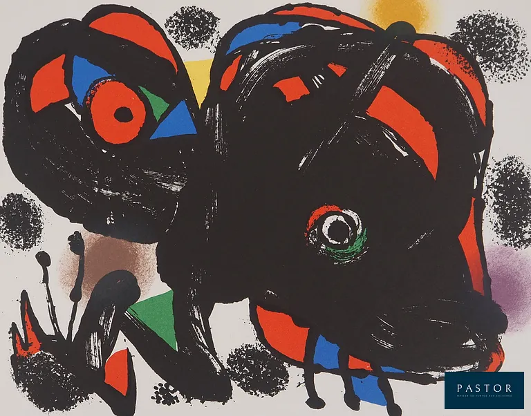 Joan MIRO (1893-1983)
Animal sauvage

Lithographie originale en couleurs
Sur papier épais 31 x 24 cm
Imprimée dans les Ateliers Mourlot (Paris, France)

Excellent état

INFORMATION : Lithographie éditée par San Lazzaro en 1976

REFERENCES : Catalogue raisonné Mourlot #1106


Expédition obligatoire, jusqu'à 5 Lithographies dans votre colis pour 14,76€ TTC en France Métropolitaine, et 29,64€ TTC pour l'Europe