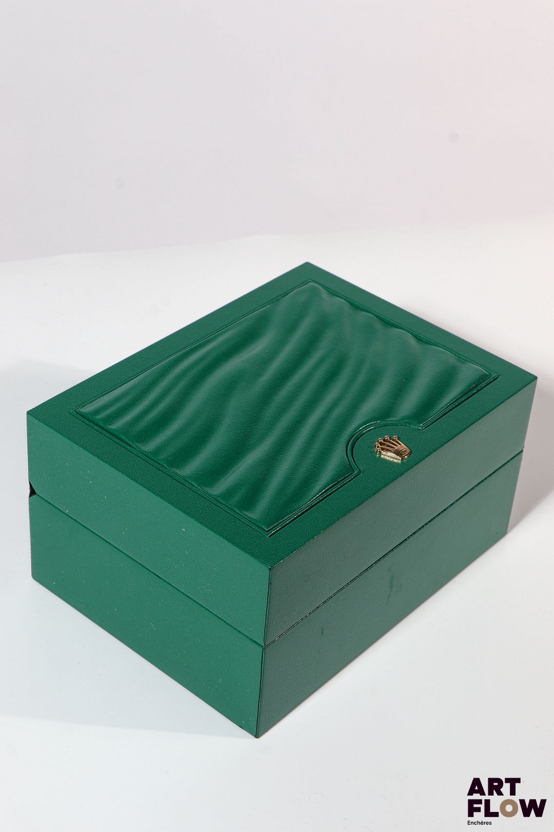 ROLEX Boîte, numérotée 39137.04 15 x 11,5 x 8 cm Traces d'usure, tâches à l'intérieur