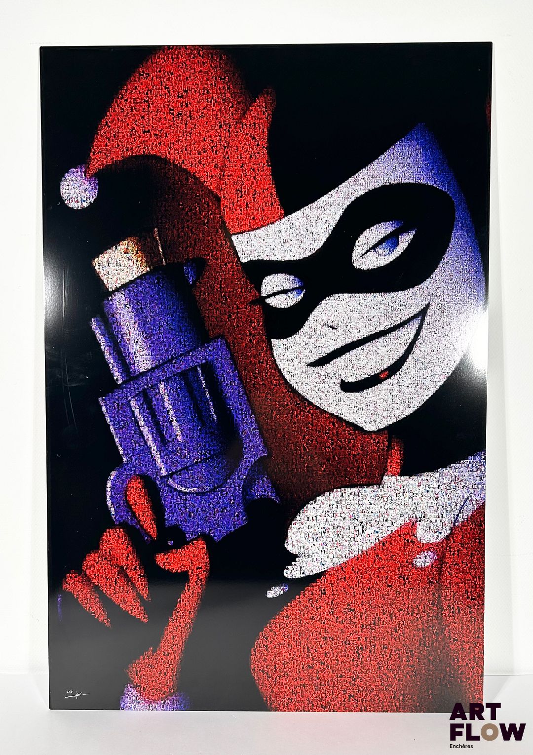 David LAW (né en 1967) Crypto Harley Quinn III Tirage photographique sur panneau Signé dans la planche et numéroté 1/8 Dim. 60 x 40 cm