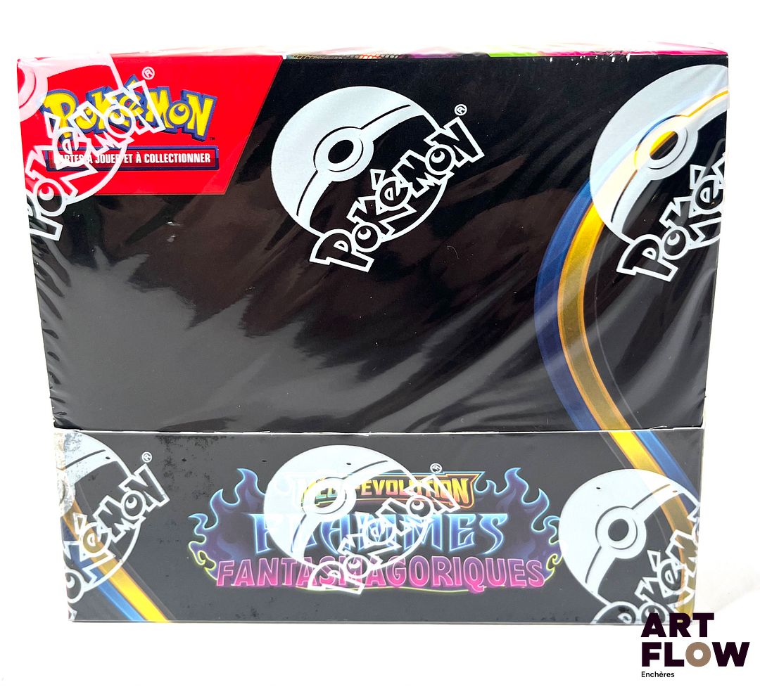 POKEMON Display Pokémon de 36 boosters Édition "Méga-Évolutions : Flammes Fantasmagoriques". Française Scellée.