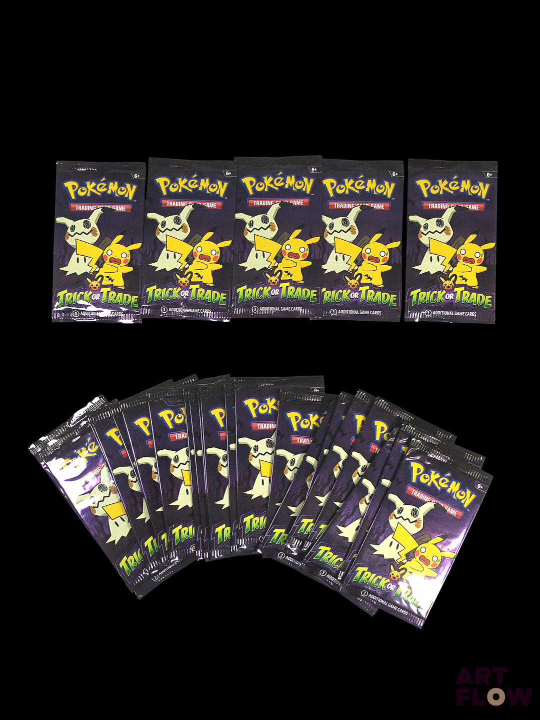 Ensemble de 30 boosters Pokémon scellés : Halloween Trick or Trade 2023 En anglais