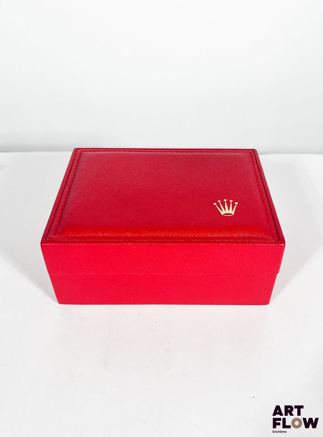 ROLEX Boîte numérotée 14.00.01 5,5 x 13 x 10 cm env En l'état (mécanisme d'ouverture accidenté notamment)