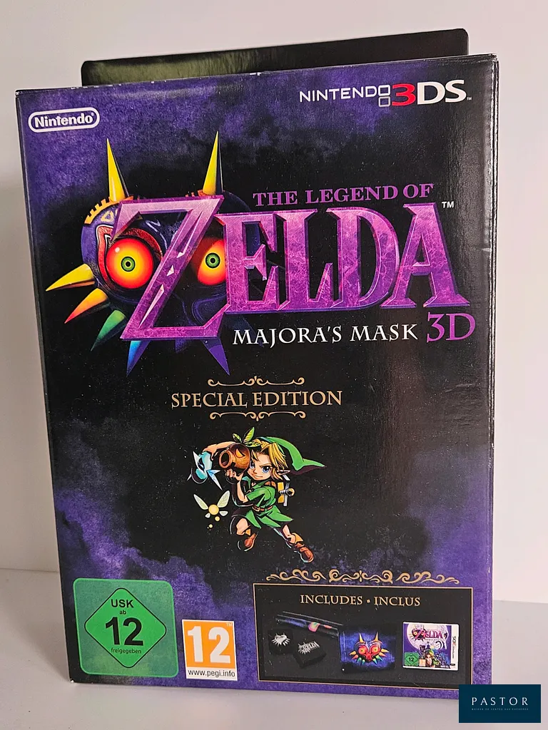 NINTENDO - 3DS. Jeu : The Legend of Zelda Majora's Mask 3D. Special Edition. Neuf. Rare. Version EUR