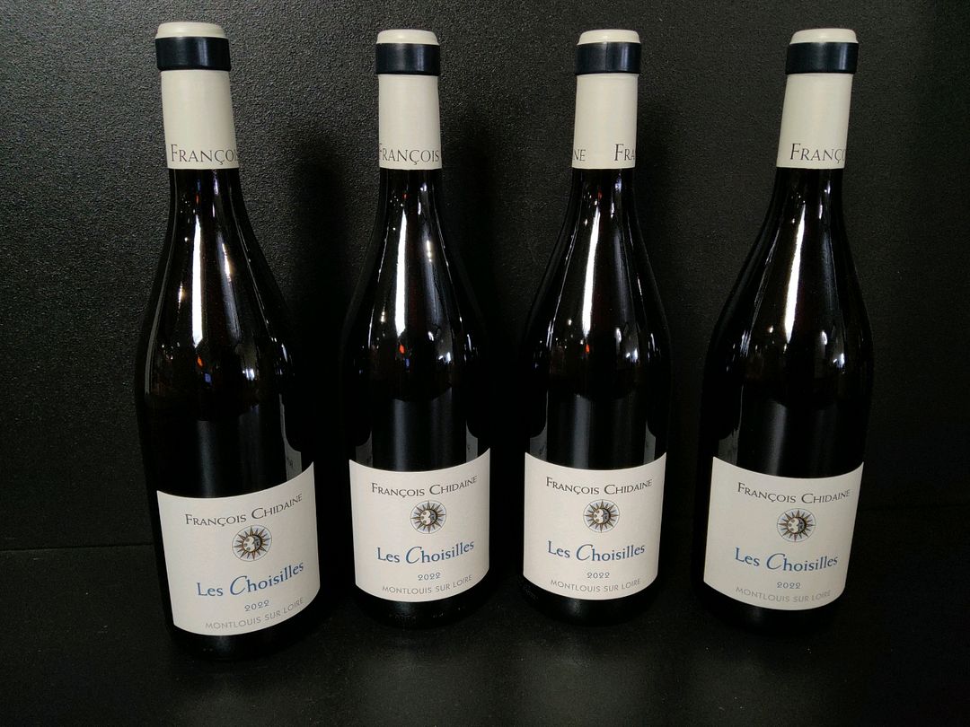 4 bouteilles de vin rouge Domaine François Chidaine Les Choisilles 2022