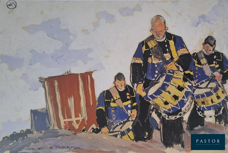 Mathurin Méheut (d'après) ( 1882-1958)
Les tambours

Impression numérique sur papier glacé 180 gr
Signée dans la planche
Publié par le musée Mathurin Méheut
ADAGP 2008

24 x 31 cm (feuille)
19 x 27 cm (image)

Excellent état


Expédition obligatoire, jusqu'à 5 Lithographies dans votre colis pour 14,76€ TTC en France Métropolitaine, et 29,64€ TTC pour l'Europe