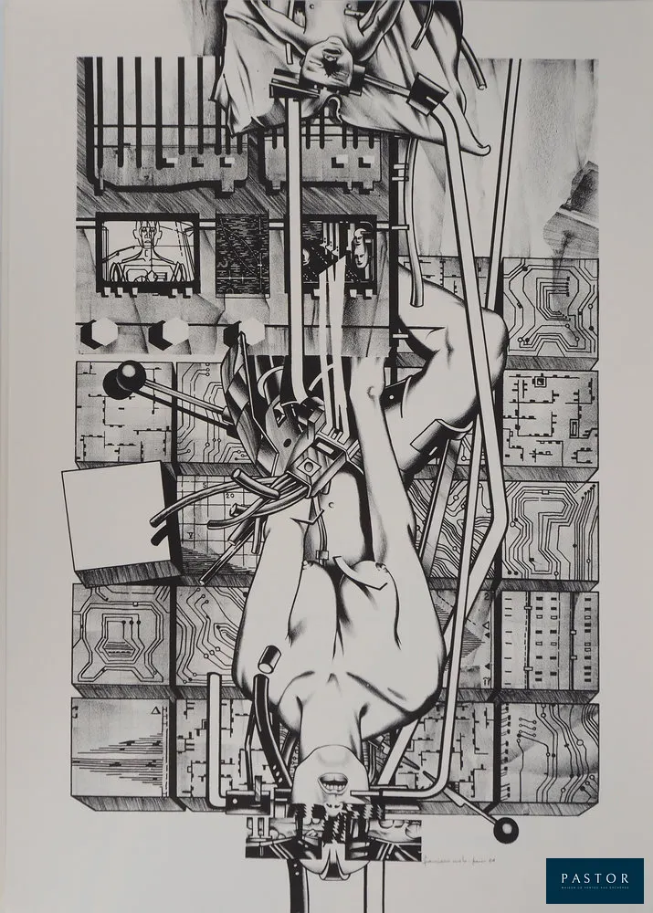 Francisco MELO
Nu féminin futuriste

Lithographie originale
Signée au crayon
Sur Vélin d'Arches 53 x 74 cm
Imprimée dans les Ateliers Michel Cassé (Paris, France)

Excellent état

INFORMATION : Editée en 1984 par la Galerie Bellechasse


Expédition obligatoire, jusqu'à 5 Lithographies dans votre colis pour 14,76€ TTC en France Métropolitaine, et 29,64€ TTC pour l'Europe