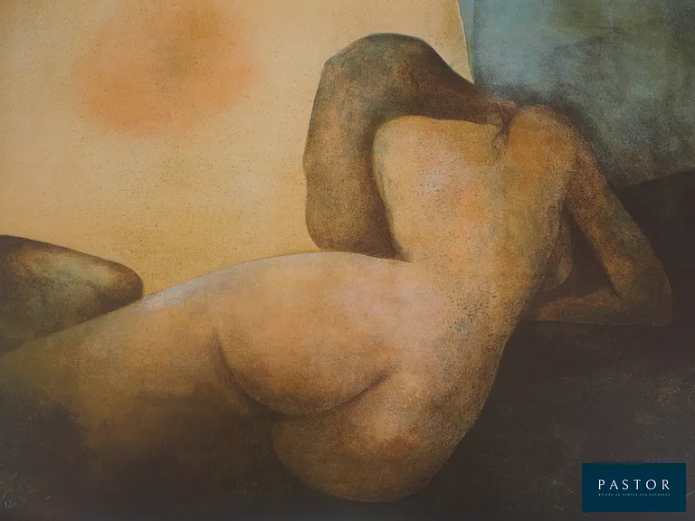 Claude GAVEAU (1940)
Nu de dos

Lithographie originale en couleurs
Signée au crayon
Sur Vélin 65 x 50 cm
Edition limitée à 120 exemplaires (le numéro photographié est fourni à titre d'exemple) ainsi que quelques Epreuves d'artiste (EA)

Excellent état


Expédition obligatoire, jusqu'à 5 Lithographies dans votre colis pour 14,76€ TTC en France Métropolitaine, et 29,64€ TTC pour l'Europe