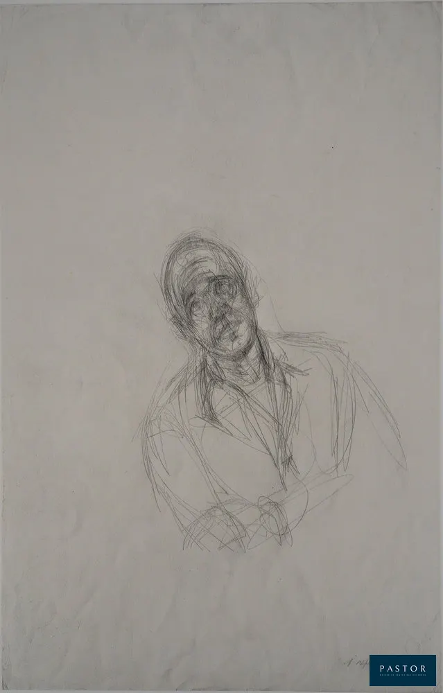 Alberto GIACOMETTI (1901-1966) (d'après)
Portrait de Jean Gênet, 1963

Lithographie d'après un dessin de l'artiste
Sur Vélin 32 x 50 cm
Authentifiée par le cachet de l'éditeur Einaudi

Excellent état


Expédition obligatoire, jusqu'à 5 Lithographies dans votre colis pour 14,76€ TTC en France Métropolitaine, et 29,64€ TTC pour l'Europe