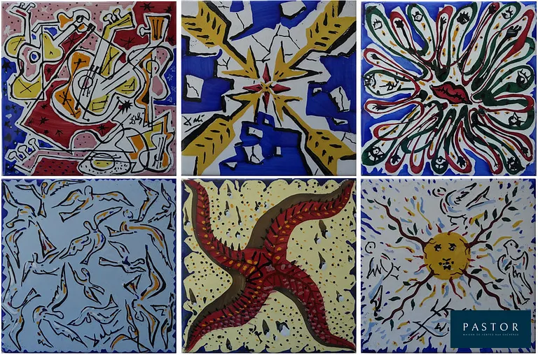 Salvador Dalí
Terres d'Espagne (Ensemble de 6 céramiques)

Série complète de 6 céramiques vernissées
Signée dans la céramique
Dimensions 20 x 20 cm chacune

Edition originale initiée par Maurice Duchin, Ministre espagnol, avec l'autorisation et sous le contrôle de Dali et réalisée de façon artisanale dans les ateliers MPG en Espagne. Nous avons inclus pour information parmi les images deux photos de Dali travaillant sur le projet avec M Duchin.

Excellent état


Expédition obligatoire, jusqu'à 5 Lithographies dans votre colis pour 14,76€ TTC en France Métropolitaine, et 29,64€ TTC pour l'Europe