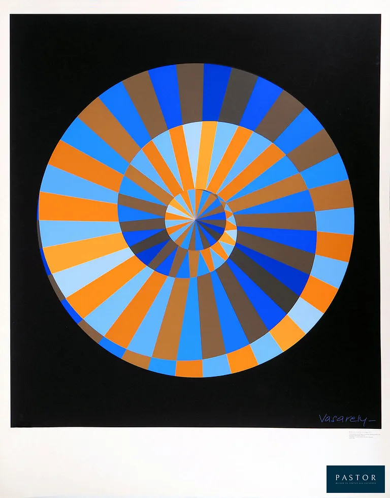 Victor Vasarely
Olympia (composition cinétique), 1971

Sérigraphie originale en 15 couleurs
Signée dans la planche
Sur papier 100 x 78 cm

INFORMATION : Sérigraphie créée pour les Jeux Olympique de 1972
Edition originale d'époque, limitée à 3000 exemplaires

Excellent état


Expédition obligatoire, jusqu'à 5 Lithographies dans votre colis pour 14,76€ TTC en France Métropolitaine, et 29,64€ TTC pour l'Europe