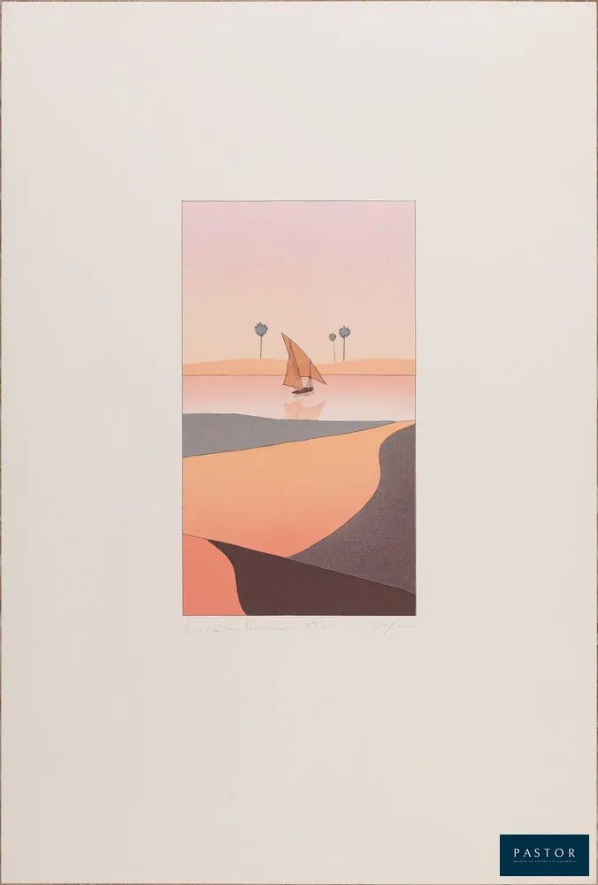Yan NASCIMBENE (1949-2013)
Paysage rose

Lithographie originale en couleurs
Signée au crayon
Edition limitée à 200 exemplaires (ici le N°37)
Sur Vélin 41 x 60 cm

Excellent état


Expédition obligatoire, jusqu'à 5 Lithographies dans votre colis pour 14,76€ TTC en France Métropolitaine, et 29,64€ TTC pour l'Europe