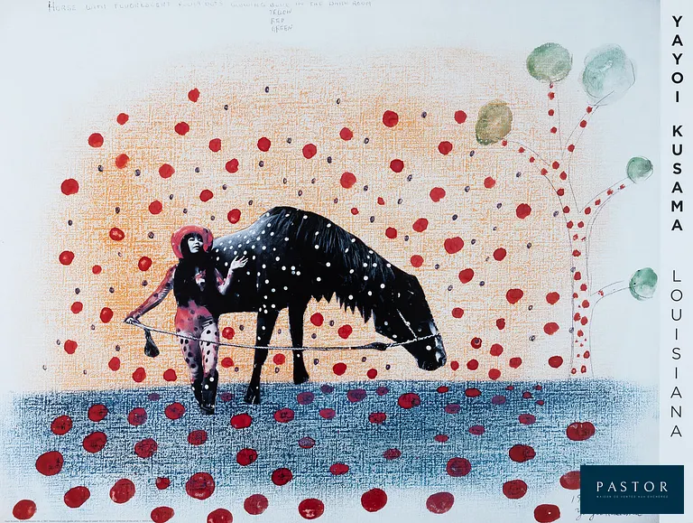 Yayoi KUSAMA (1929)
Self-Obliteration n°2

Affiche originale en couleurs
Signée dans la planche
Sur papier affiche 60 x 45 cm

Excellent état

INFORMATION : Affiche éditée à l'occasion de l'exposition de l'artiste en 2015-2016 au Louisiana Museum


Expédition obligatoire, jusqu'à 5 Lithographies dans votre colis pour 14,76€ TTC en France Métropolitaine, et 29,64€ TTC pour l'Europe