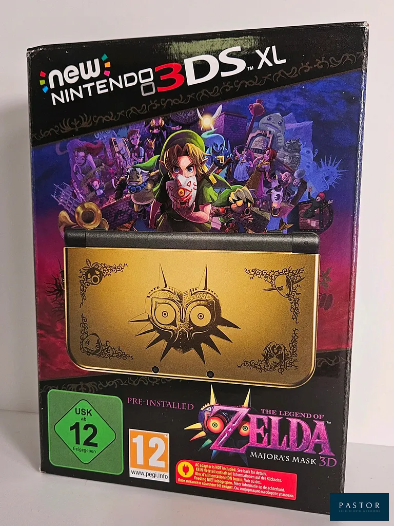 NINTENDO - NEW 3DS XL. Console Edition The Legend of Zelda Majora's Mask 3D. Neuf. Rare. Sortie : 2015