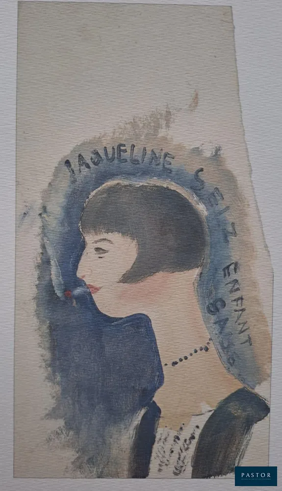 Léonard Foujita (d'après) (1886-1968)
Portrait de Jacqueline

Impression d'art sur papier épais
Tirage issu d'un portfolio n°726 (catalogue de Sylvie Buisson), édition limitée
Editions John Sayegh, 1989
Dimensions feuille : 27 x 24 cm environ
Très bon état


Expédition obligatoire, jusqu'à 5 Lithographies dans votre colis pour 14,76€ TTC en France Métropolitaine, et 29,64€ TTC pour l'Europe