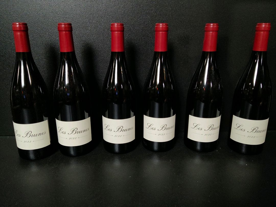 6 bouteilles de vin rouge Les Brunes Pays d&rsquo;Herault 2023