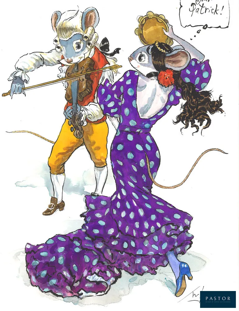 Gradimir Smudja (1954)
  Mausart
  
  Grande illustration originale à l'encre et à l'aquarelle
  autour de son album Mausart paru aux éditions Delcourt
  
  En très bon état


Expédition obligatoire, jusqu'à 5 Lithographies dans votre colis pour 14,76€ TTC en France Métropolitaine, et 29,64€ TTC pour l'Europe