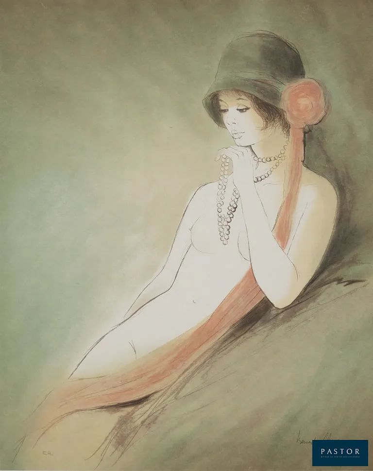 Bernard CHAROY (1931-2024)
Portrait de Charlotte

Lithographie originale en couleurs
Signée au crayon
Justifiée Epreuve d'Artiste (EA)
Editée par Jacques Boulan
Sur papier Japon 50 x 64 cm (c. 20 x 25 inches)

Très bon état, petits défauts dans la feuille (déchirure dans la marge inférieure droite)


Expédition obligatoire, jusqu'à 5 Lithographies dans votre colis pour 14,76€ TTC en France Métropolitaine, et 29,64€ TTC pour l'Europe