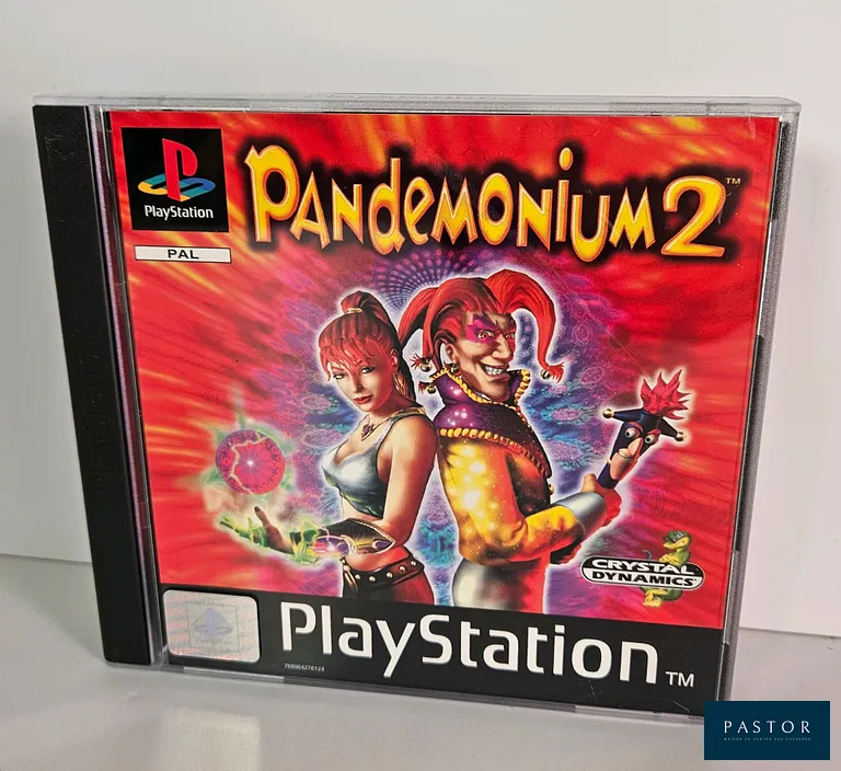 SONY - PS1 - Jeu : Pandemonium 2. Complet avec boite, notice, CD. Version PAL. Rare. TBE. Sortie : 1997