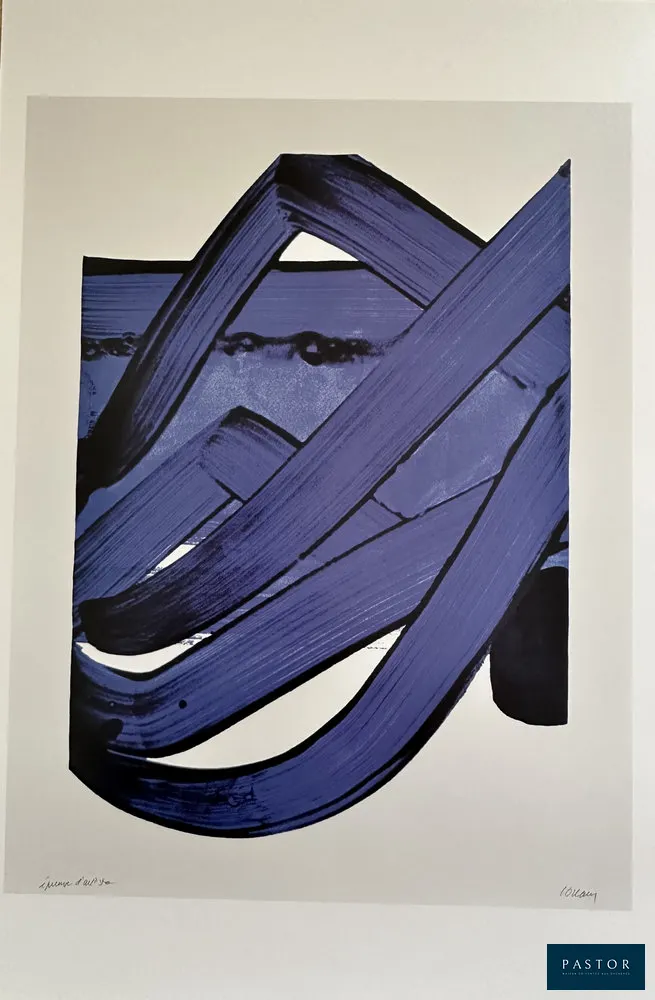 Pierre SOULAGES (d'après)
Sérigraphie n° 18 1988

Impression sur papier épais D'après Sérigraphie n° 18 1988
Signée et justifiée épreuve d'artiste dans la planche
Publiée par le musée Soulages à Rodez, France
Sur papier épais 60 x 40 cm
Cachet du Musée au verso

Excellent état


Expédition obligatoire, jusqu'à 5 Lithographies dans votre colis pour 14,76€ TTC en France Métropolitaine, et 29,64€ TTC pour l'Europe