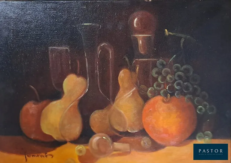 Ecole Contemporaine
Nature morte

Huile sur toile, signée
Montée sur un châssis en bois
Dimensions : 32.5 x 45.5 cm

Très bon état


Expédition obligatoire, jusqu'à 5 Lithographies dans votre colis pour 14,76€ TTC en France Métropolitaine, et 29,64€ TTC pour l'Europe