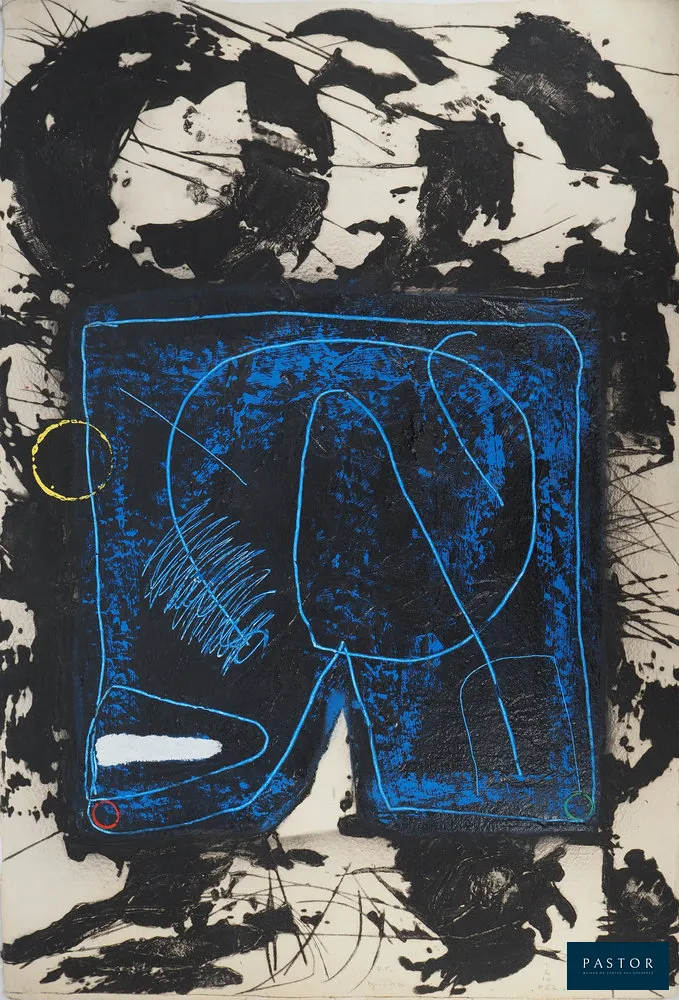 LIONEL (Lionel Perrotte, dit) (1949-2020)
Composition en bleu

Gravure originale en couleurs en carborundum
Signée au crayon
Justifié Hors Commerce
Sur Papier du Moulin de Larroque 74 x 112 cm

Excellent état


Expédition obligatoire, jusqu'à 5 Lithographies dans votre colis pour 14,76€ TTC en France Métropolitaine, et 29,64€ TTC pour l'Europe