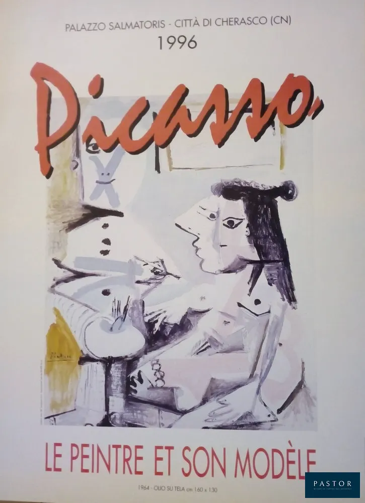 Pablo Picasso d'après)
Le peintre et son modèle
Exposition tenue au Palazzo Salmatoris, Cherasco, Cuneo, 1996

Affiche originale
Dimensions 88 x 64 cm
Bon état général, signes normaux de vieillissement


Expédition obligatoire, jusqu'à 5 Lithographies dans votre colis pour 14,76€ TTC en France Métropolitaine, et 29,64€ TTC pour l'Europe