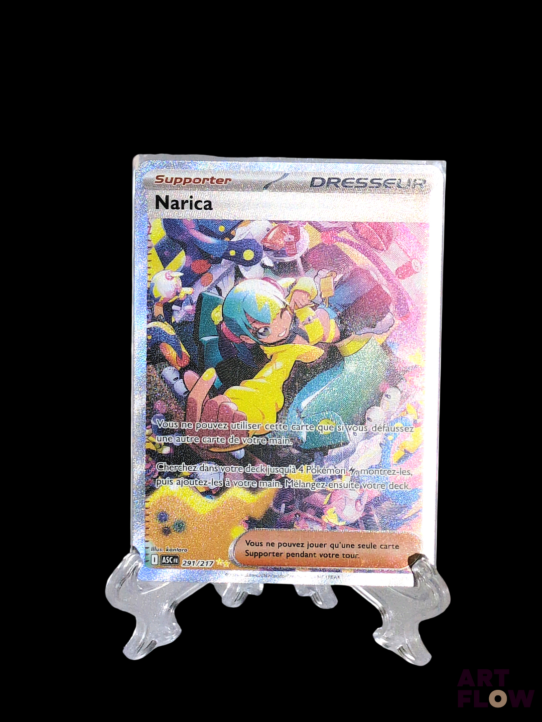 Carte Pokémon Narica ASC 291 Série du bloc Méga-Evolution : Héros transcendants (ME2.5) Carte en état Excellent sous sleeve En Français