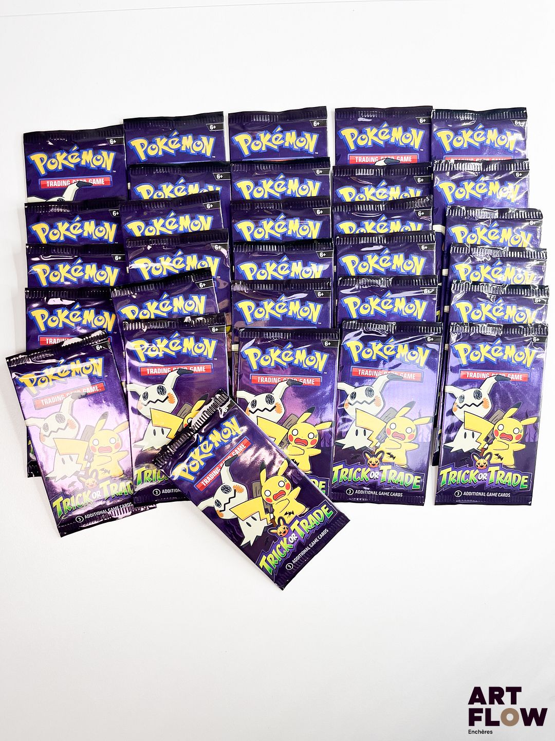 Ensemble de 30 boosters Pokémon scellés : Halloween Trick or Trade 2023 En Anglais