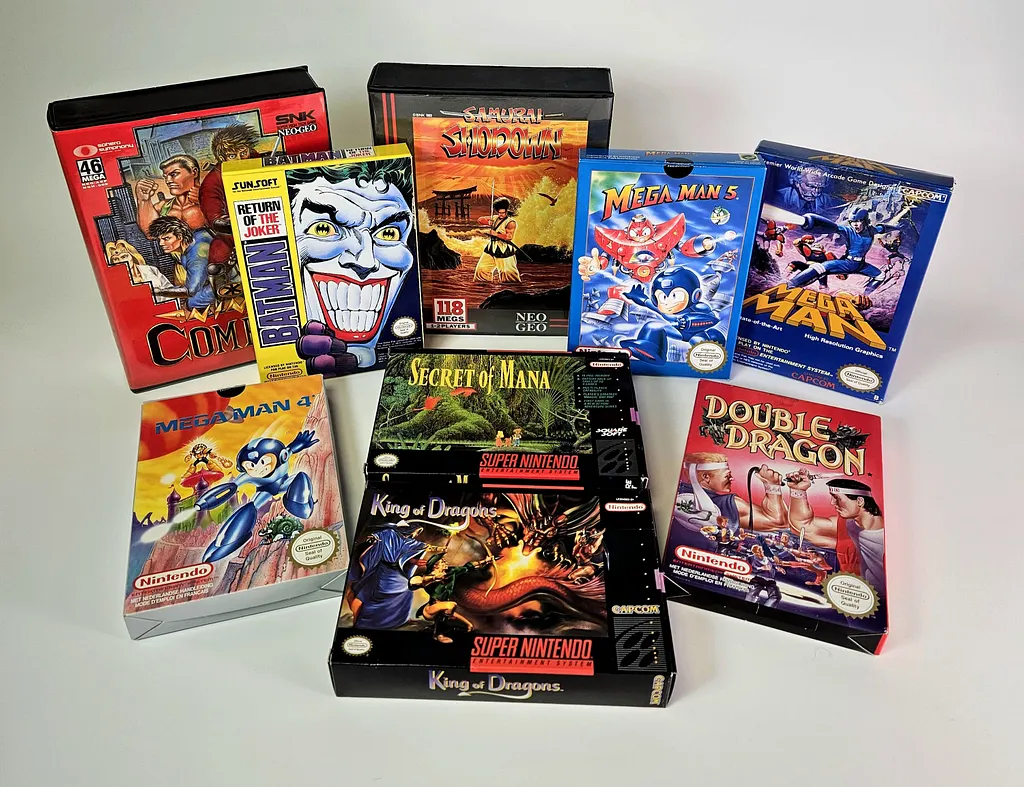 Retrogaming : Consoles, jeux, accessoires et goodies