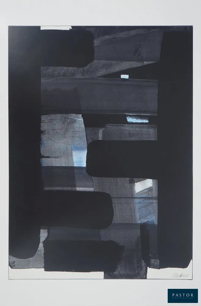 Pierre SOULAGES (1919-2022)
Gouache sur papier 1973

Affiche éditée d'après la "Gouache sur papier 1973" par le musée Soulages à Rodez, France
Signée dans la planche
Sur papier épais 40 x 60 cm
Authentifiée par le cachet du Musée au verso

Excellent état


Expédition obligatoire, jusqu'à 5 Lithographies dans votre colis pour 14,76€ TTC en France Métropolitaine, et 29,64€ TTC pour l'Europe
