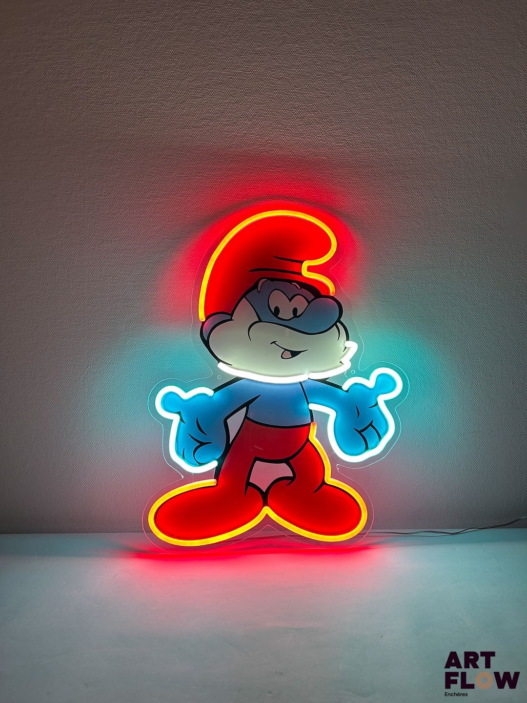 Enseigne lumineuse Schtroompf Dimensions : 46 x 35 cm Fonctionnelle