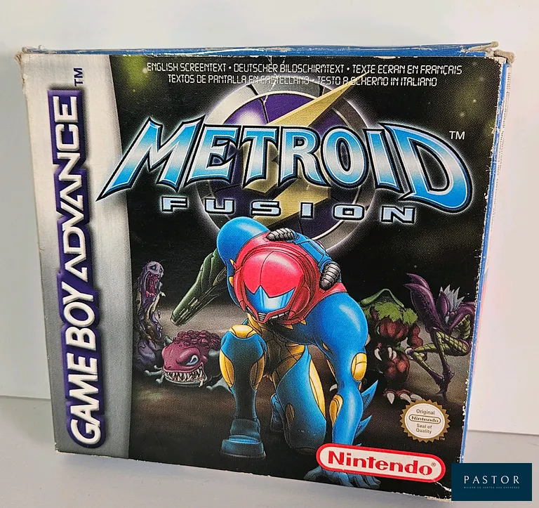 NINTENDO - GAMEBOY ADVANCE - Jeu : Metroid Fusion. Complet avec boite, notice, cale, cartouche. PAL EUR. Sortie : 2002