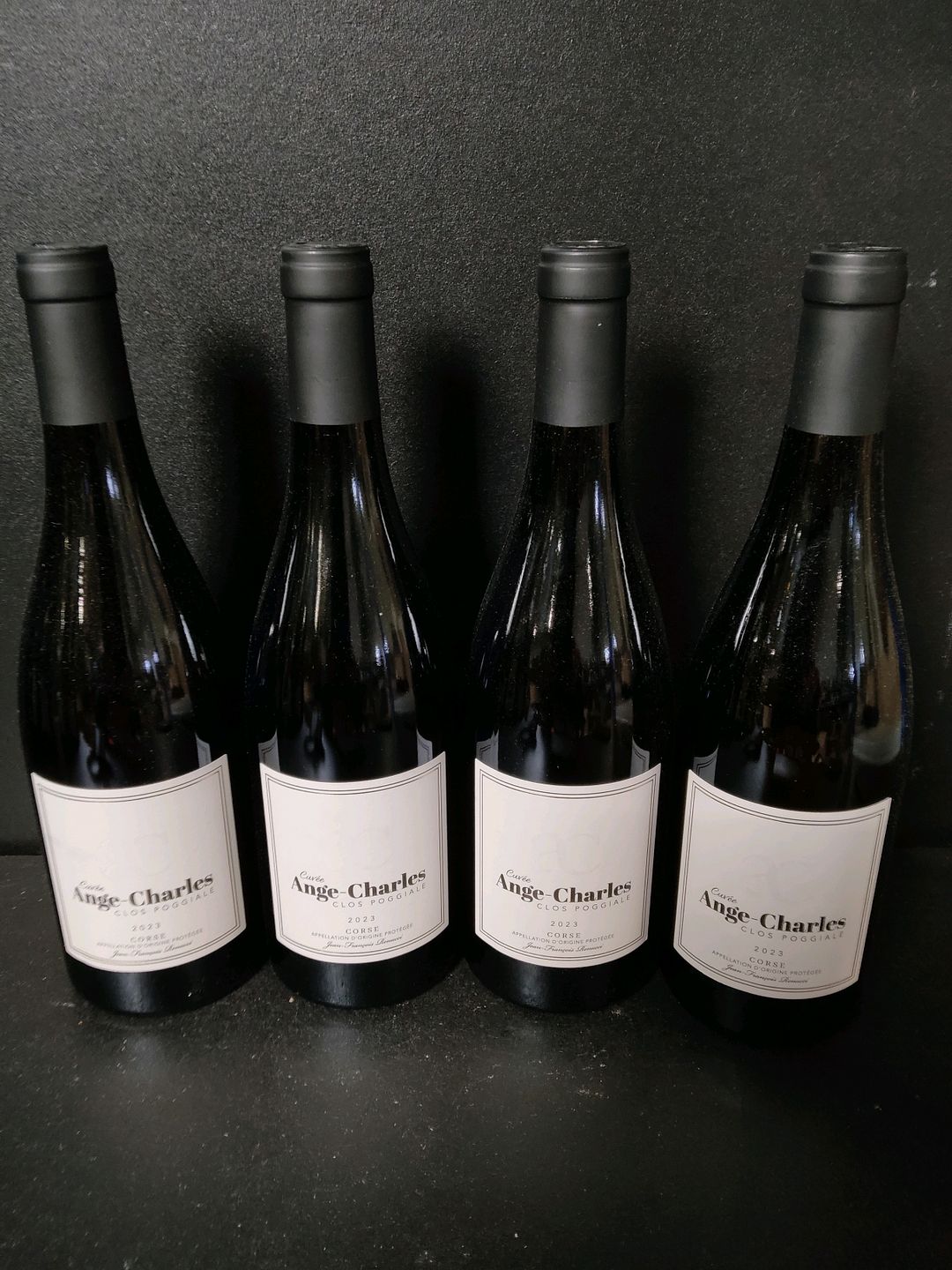4 Bouteilles de vins rosés Corses Cuvée Ange-Charlez