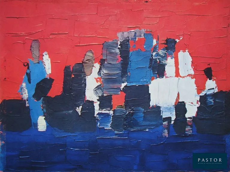 Nicolas DE STAËL (d'après) (1914 - 1955) 
Les petits footballeurs, 1960 

Lithographie offset en couleurs sur papier d'art mat, non signée. Imprimé d'après la peinture originale de 1952 de l'Atelier Lecot à Paris, France. Publié en 1960 par les éditions Peintres d'Aujourd'hui, éditeur Fernand Hazan, à Paris, France. Format du papier : 27,5 x 34,5 cm Dimensions de l'image : 19,0 x 25,0 cm En très bon état.


Expédition obligatoire, jusqu'à 5 Lithographies dans votre colis pour 14,76€ TTC en France Métropolitaine, et 29,64€ TTC pour l'Europe