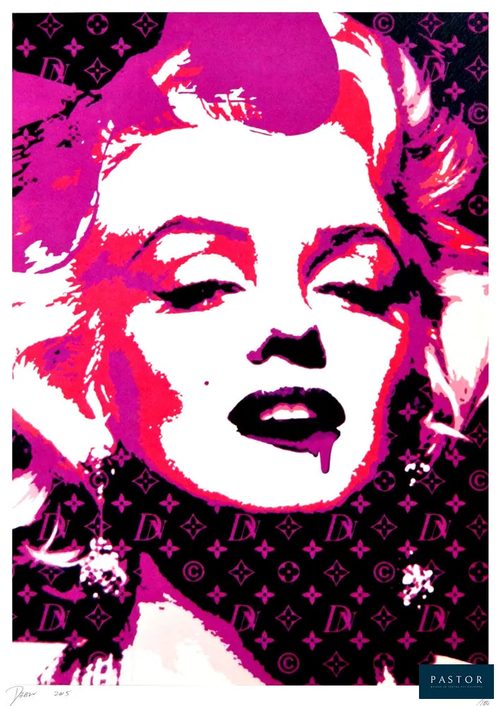 Death NYC
  Monroe Glow Purple
  
  Sérigraphie.
  Édition limitée à 100 épreuves - Datée 2015
  Signée et numérotée par l'artiste au crayon : Numérotée 91/100
  Taille : 32x32cm - Papier d'art 300g
  
  Certificat d'authenticité signé de l'artiste + cachet
  Etat neuf, provenance en direct de l'artiste (Agent de l'artiste de 2014 à 2015)


Expédition obligatoire, jusqu'à 5 Lithographies dans votre colis pour 14,76€ TTC en France Métropolitaine, et 29,64€ TTC pour l'Europe