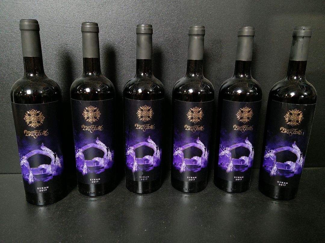 6 bouteilles de vin rouge Monte das Louzeiras Syrah 2017