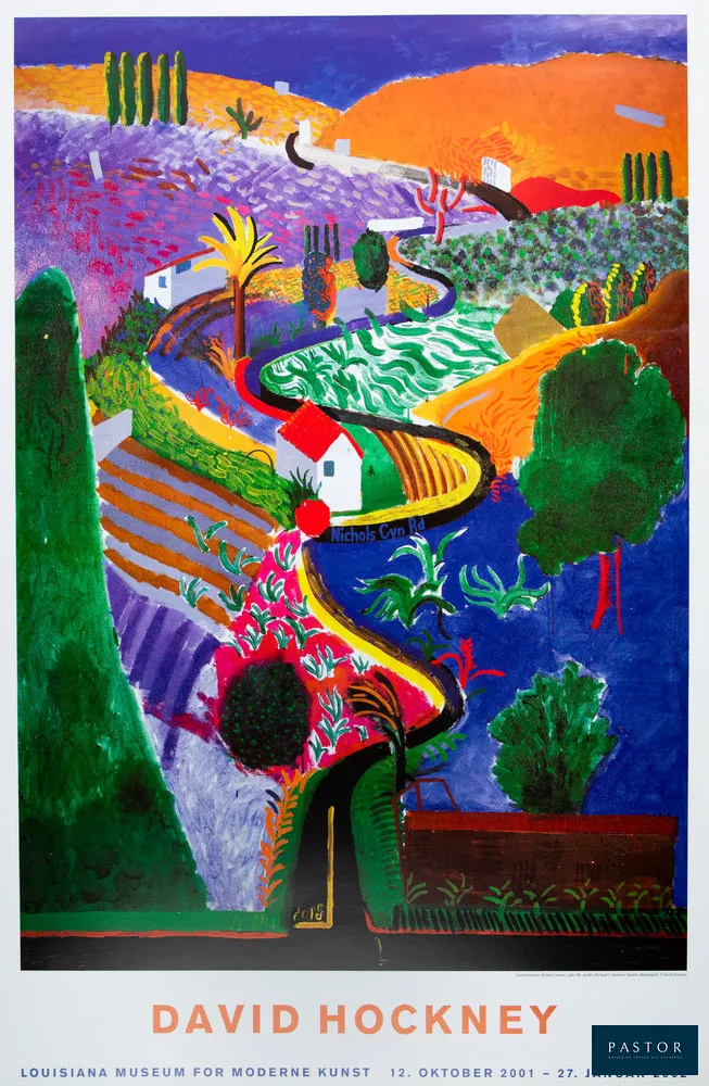David HOCKNEY (1937)
Nichols Canyon

Affiche originale en couleurs d'après l'oeuvre de l'artiste de 1970 : Nichols Canyon
Sur papier affiche 62 x 95 cm

Excellent état

INFORMATION : Affiche réalisée à l'occasion de l'exposition de l'artiste au Louisiana Museum


Expédition obligatoire, jusqu'à 5 Lithographies dans votre colis pour 14,76€ TTC en France Métropolitaine, et 29,64€ TTC pour l'Europe