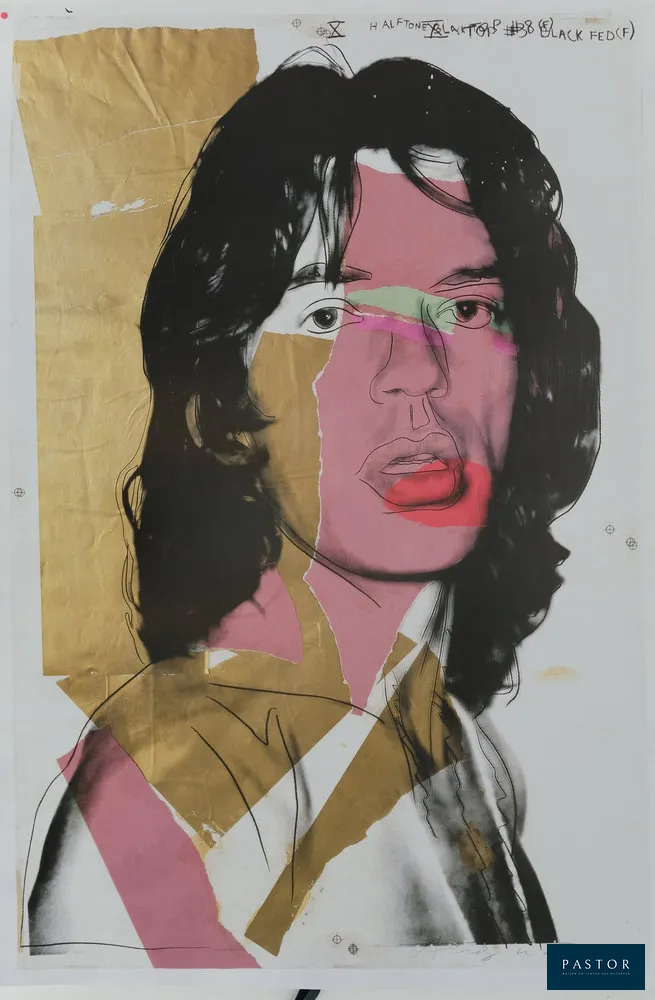 ANDY WARHOL (1928-1987) (d'après)
Mick Jagger

Affiche originale en couleurs
Sur papier affiche 56 x 84 cm (c. 22 x 33 inches)

Excellent état

INFORMATION : Affiche éditée par le MUMOK (Vienne, Autriche) en 2010


Expédition obligatoire, jusqu'à 5 Lithographies dans votre colis pour 14,76€ TTC en France Métropolitaine, et 29,64€ TTC pour l'Europe