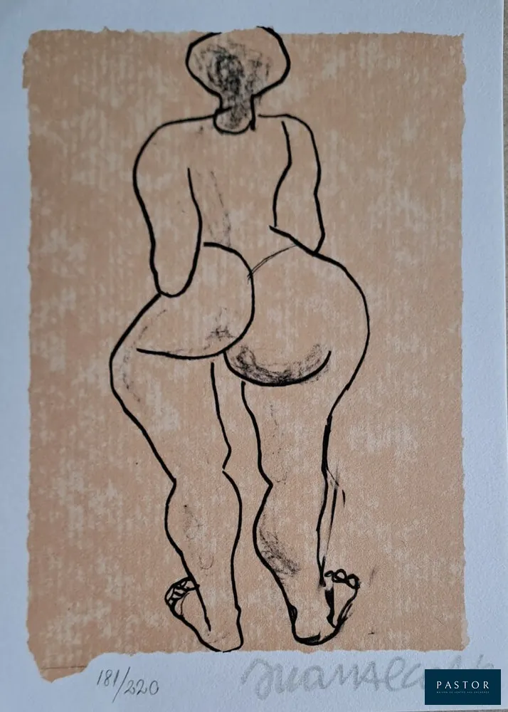 Juan Alcalde (1918-2020)
Femme au dos nu

Lithographie signée et numérotée au crayon
Edition limitée à 220 exemplaires
Dimensions : 16,7 x 11,9 cm

Parfait état


Expédition obligatoire, jusqu'à 5 Lithographies dans votre colis pour 14,76€ TTC en France Métropolitaine, et 29,64€ TTC pour l'Europe
