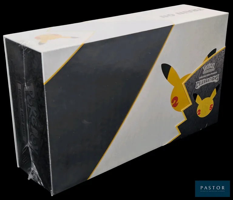 Coffret Pokémon scellé : Ultra Premium (UPC). 
Série du bloc Épée&Bouclier : 25 ans Célébrations (EB7.5).
En français.