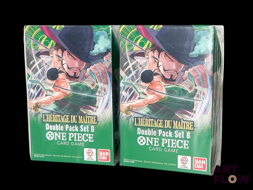 Réunion de 2 double packs One Piece Série L'Héritage du Maitre OP12 Scellés Neuf En français