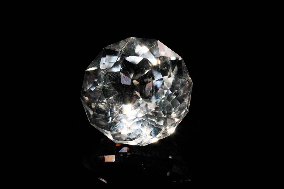 Important quartz incolore rond. 16.43 cts. 16.5mm