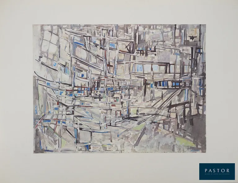Maria Helena VIEIRA DA SILVA (1908-1992)
La verrière, 1960

Héliogravure d'après une peinture sur papier de 1953
Signée dans la planche
Sur papier 27.5 x 35.5 cm

INFORMATION : Ce tirage a été édité par Fernand Hazan en 1960 pour un des premiers portfolios consacré à Maria Helena Vieira Da Silva.

Excellent état


Expédition obligatoire, jusqu'à 5 Lithographies dans votre colis pour 14,76€ TTC en France Métropolitaine, et 29,64€ TTC pour l'Europe