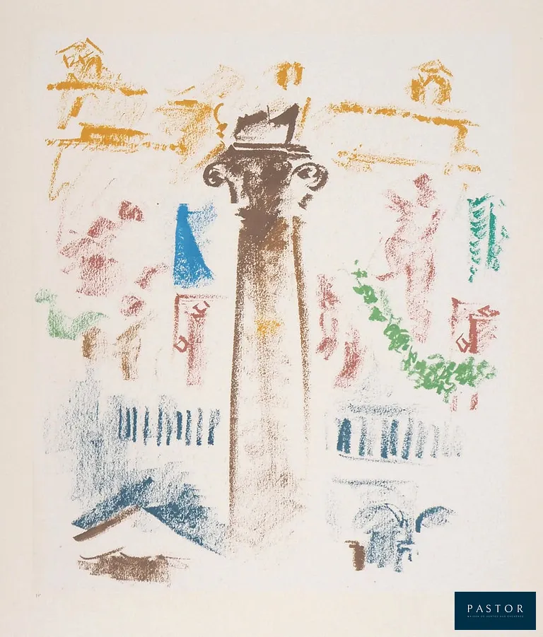 André MASSON
Vérone

Lithographie originale
Signée du monogramme de l'artiste
Sur papier chine appliqué sur vélin, 52.5 x 37,5 cm

Provenance : Succession Passeron
Excellent état


Expédition obligatoire, jusqu'à 5 Lithographies dans votre colis pour 14,76€ TTC en France Métropolitaine, et 29,64€ TTC pour l'Europe