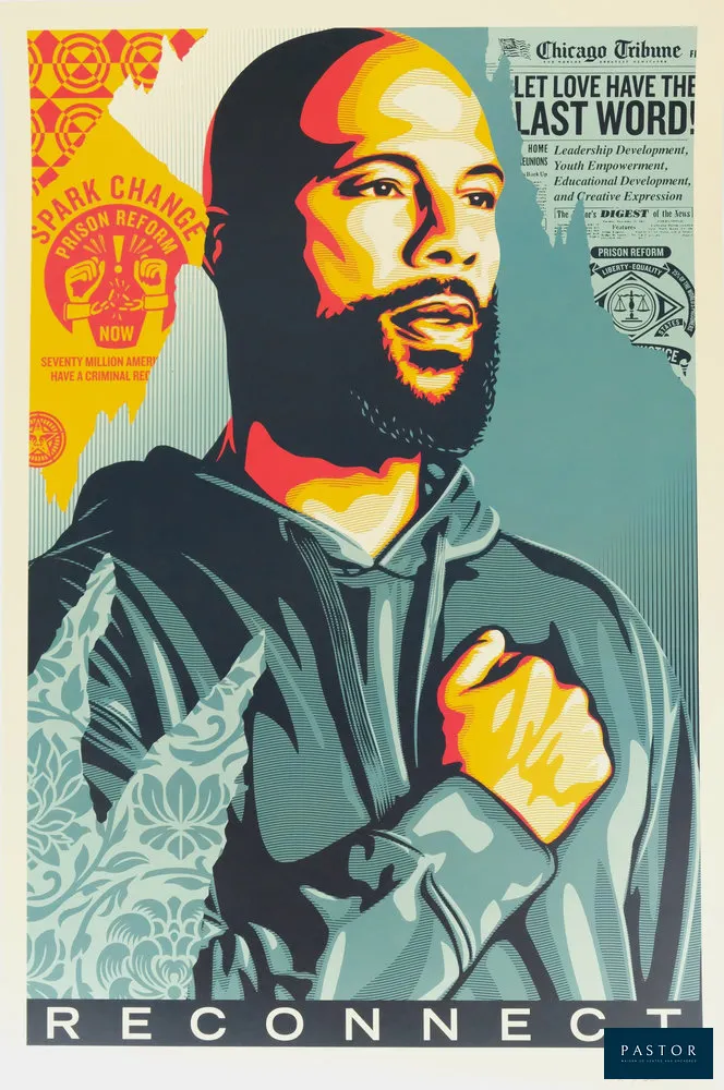 Shepard FAIREY dit OBEY GIANT (1970)
Reconnect

Lithographie originale en couleurs
Signée et datée au crayon
Sur Vélin 61 x 91 cm

Excellent état


Expédition obligatoire, jusqu'à 5 Lithographies dans votre colis pour 14,76€ TTC en France Métropolitaine, et 29,64€ TTC pour l'Europe