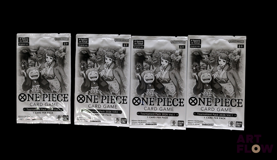 Ensemble de 4 boosters One piece Tournament Pack 2026 Vol.1 En anglais Scellés Etat neuf