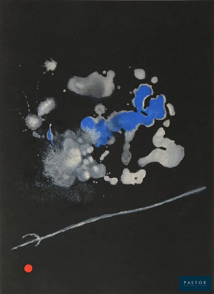 Joan MIRO (1893-1983)
Composition surréaliste en bleu

Lithographie originale en couleurs
Sur Vélin 22 x 30 cm
Editée par Sala Gaspar (Barcelone) en 1963 dans un portfolio "Album 19"
Edition limitée à 1250 exemplaires non numérotés

Excellent état

REFERENCES : Catalogue Raisonné Joan Miró Lithographie II (1953-1963) #319 à #321


Expédition obligatoire, jusqu'à 5 Lithographies dans votre colis pour 14,76€ TTC en France Métropolitaine, et 29,64€ TTC pour l'Europe